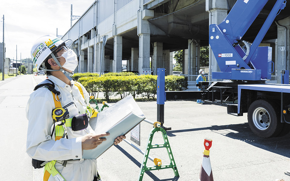 ユニオン建設<br>日々積み重ねる鉄道工事から、安全・安定輸送を支える